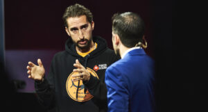 A picture of Nick Wright during High Stakes Duel III