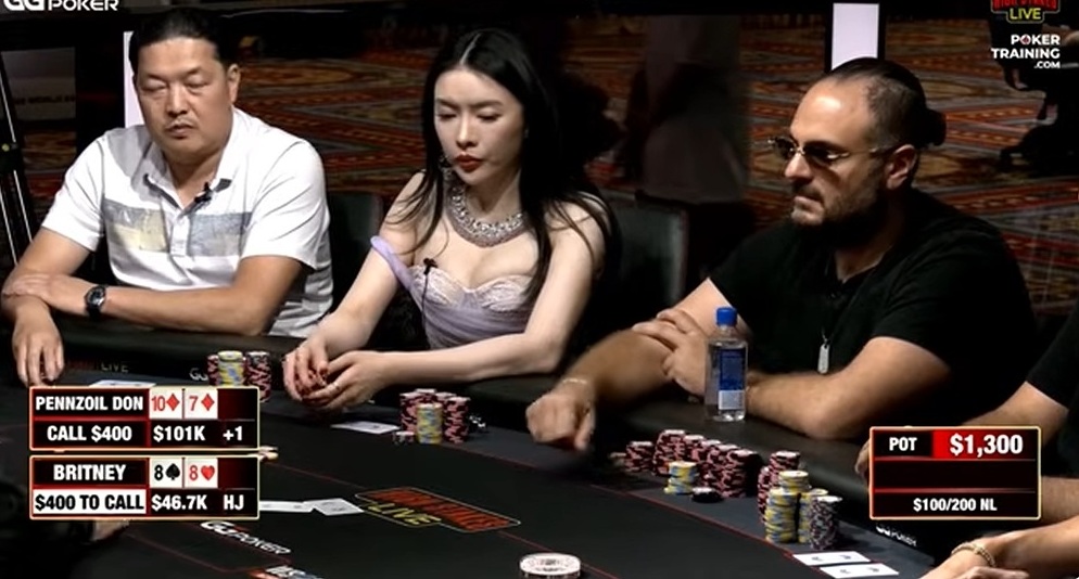 A screenshot of the WSOP cash game