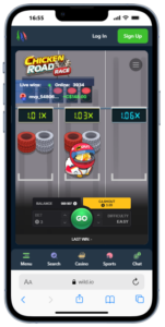 Chicken Game Gambling crash crossing