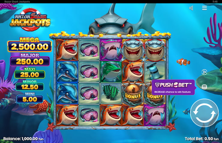 Razor Shark Jackpots Slot