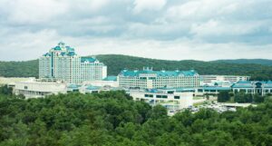 A picture of Foxwoods resort casino in Connecticut