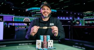 Gonsalves Breaks 20-Year Streak, Wins First WSOP Bracelet