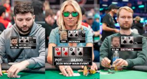 Set, Straight, & Two Pair Clash In WSOP Main Event Pot