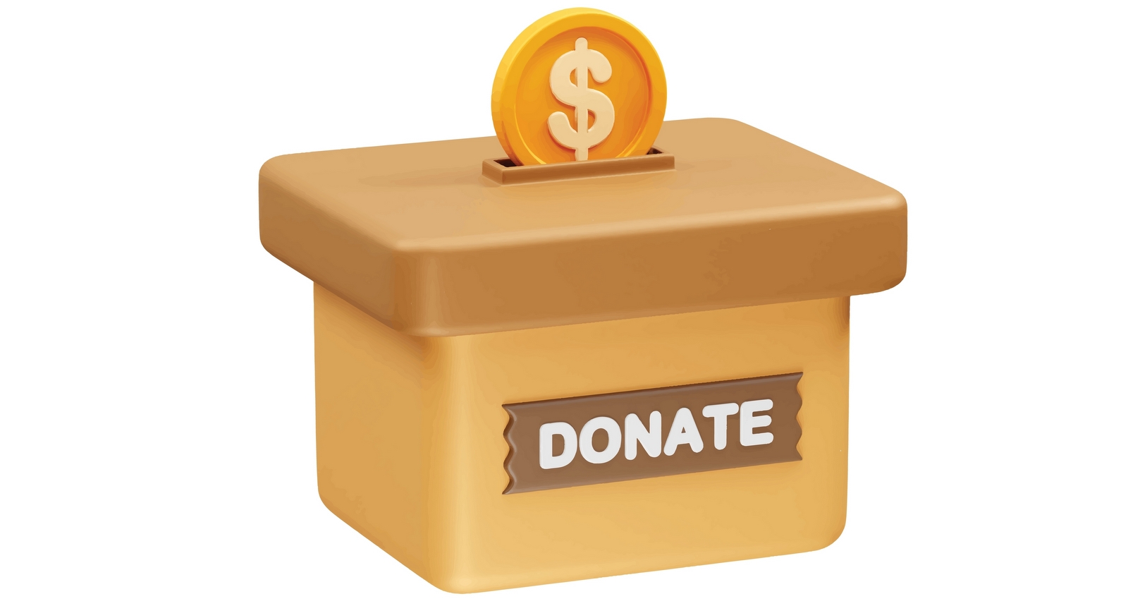 A drawing of a charitable donation