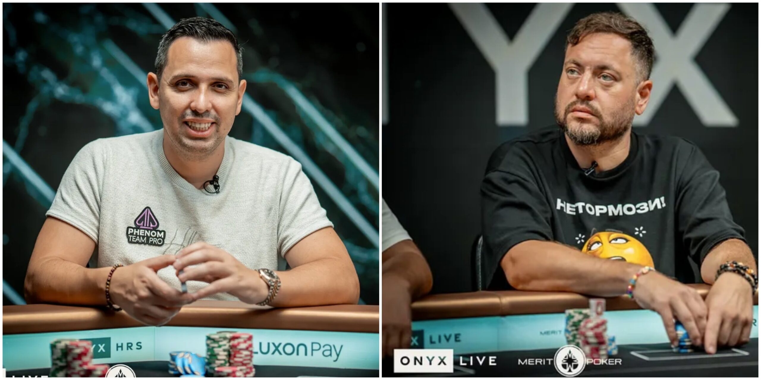 Sergio Aidio and Giorgiy Skhulukhiya